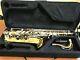 Mendini tenor saxophone with gold lacquer finish. Case and accessories