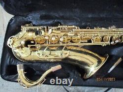 Merana brand Tenor Saxophone with case and mouthpiece