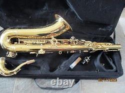 Merana brand Tenor Saxophone with case and mouthpiece