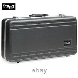 NEW Stagg ABS-TS ABS Tenor Saxophone Hard Case Black Medium Weight