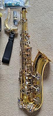 New Jupiter JTS710GNA Tenor Saxophone Outfit, Case, Mouthpiece, Accessories