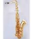 New Professional Clear Lacquer Tenor Saxophone Bb Saxofon Black Button With Case