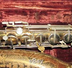 Nice 1939 Martin HandCraft Committee II Tenor Saxophone withCase