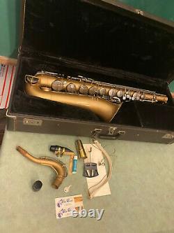 Nice Selmer Bundy VTG Tenor Saxophone in Case Mouthpiece Complete Musical