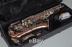 Nickel-Plated Tenor Sax STERLING Pro Bb Saxophone With Case and Accessories