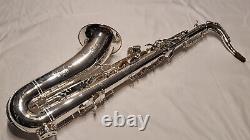 Oleg Tenor Saxophone- Silver Plated 2nd to last horn ever made by Oleg NEW