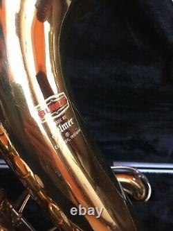 Original Selmer Bundy Tenor Saxophone with Gator Case and Service Receipt