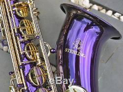 PURPLE Tenor Sax Brand New Bb Saxophone With Case and Accessories PURPLE