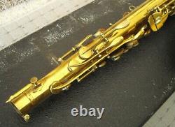 Pan American 60m Elkhart USA Tenor Saxophone Lacquered Brass Needs Work