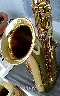 Patriotic MUSICA Gold Eagle Tenor Sax in Very Good Playing Condition withHard Case