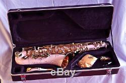 Pink Tenor Sax Brand New STERLING Bb Saxophone With Case and Accessories