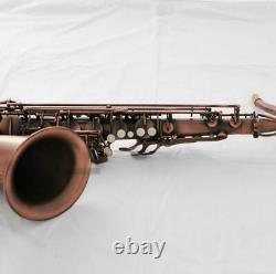 Professioanl QUALITY Red Antique Tenor Sax Saxofon Bb Saxophone WITH Case