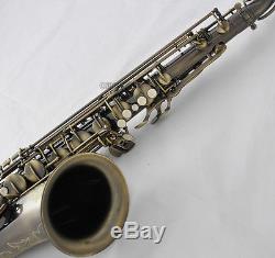 Professioanl TaiShan Antique Tenor Saxophone Bb Sax High F# Saxofon With Case