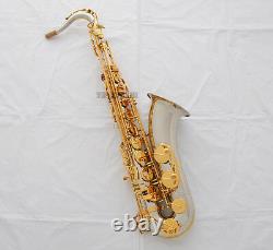 Professional Cupronickel Tenor Bb Saxophone sax High F# With Case