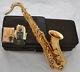 Professional Gold TAISHAN Tenor Saxophone Sax Bb Saxofon High F# +Case Brand New