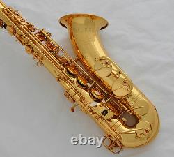 Professional Gold TAISHAN Tenor Saxophone Sax Bb Saxofon High F# +Case Brand New