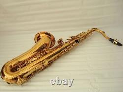 Professional Gold Tenor Saxophone
