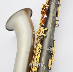 Professional New B-Flat Tenor Saxophone unique Sax Pearl button With Case