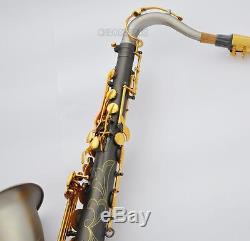 Professional New B-Flat Tenor Saxophone unique Sax Pearl button With Case