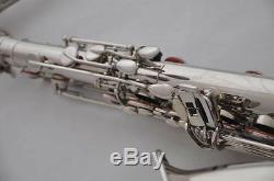 Professional TAISHAN Silver Nickel Bb Tenor Saxophone low B to high F# with case