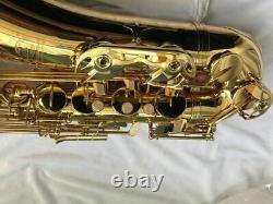 Professional Tenor Saxophone Lacquered Gold Bb High F Free Metal Mouthpiece Case