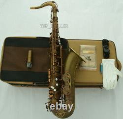 Professional brown Antique Tenor Saxophone VI Model Sax With Case