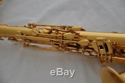 Professional new taishan 7000# gold Bb tenor Saxophone Low B high F# with case