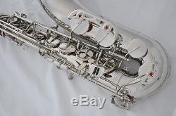 Professional taishan Nickel Silver tenor saxophone Bb to high F# key with case