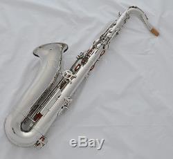 Professional taishan Nickel Silver tenor saxophone Bb to high F# key with case