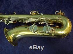 Quality Vintage Buescher Aristocrat U. S. A. Tenor Saxophone + Case