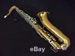 Quality Vintage! Bundy Selmer Tenor Saxophone U. S. A + Case