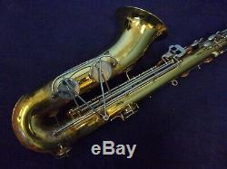 Quality Vintage Bundy Selmer USA Tenor Saxophone + Mouthpiece + Case