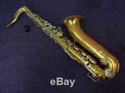 Quality Vintage Bundy Selmer U. S. A. Tenor Saxophone + Case