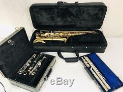 SELMER Mark VII Tenor Saxophone OVERHAULED New Pads, New Case, Flute & Clarinet