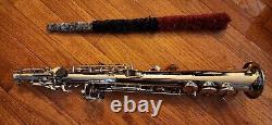 SLADE Soprano Saxophone (Silver) BB Excellent Condition