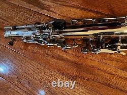 SLADE Soprano Saxophone (Silver) BB Excellent Condition