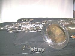 SML Silver Tenor Sax, GOLD MEDAL, #24232, Made in France, Protech Travel Case