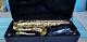 Saxophone, Venus TS521G Tenor Saxophone with case, used but good condition