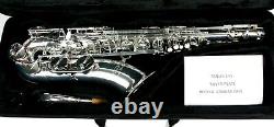 Seller Refurbished Tenor Saxophone Key of Bb Silver Plated with Case
