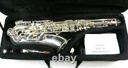 Seller Refurbished Tenor Saxophone Key of Bb Silver Plated with Case