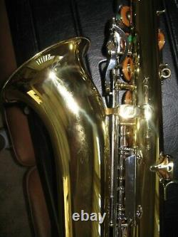 Selmer 1244 Tenor Saxophone With Case & Extras Made In U. S. A Excellent Condition