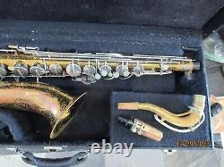 Selmer Bundy Tenor Saxophone with case and mouthpiece. Made in USA