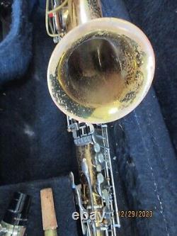 Selmer Bundy Tenor Saxophone with case and mouthpiece. Made in USA