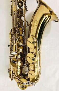 Selmer Mark VII Tenor Saxophone New Overhaul Video! New Pads/corks New Case