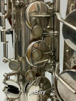 Selmer Mark VI Tenor Saxophone 1969 Silver-Plated Finish withProtech Case