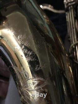 Selmer Mark VI Tenor Saxophone Paraschoes Wood Neck, Walt Johnson Case/Cover