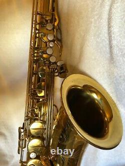 Selmer Mark VI Tenor Saxophone with ORIGINAL LAQUER, tri-pack case, SN183823