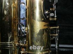 Selmer Omega Tenor Saxophone Instrument Hard Case Mouthpiece Mother of Pearl Key