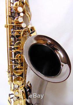 Selmer Sts280rb La Voix II Tenor Saxophone Outfit Black Nickel In Case