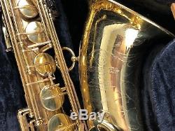Selmer Super Balanced Action SBA Tenor Saxophone with CASE, COVER & KEYs